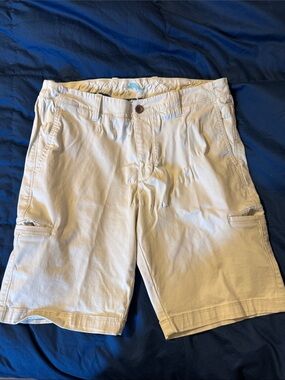 Tommy Bahama Men's Light Beige Cargo Shorts